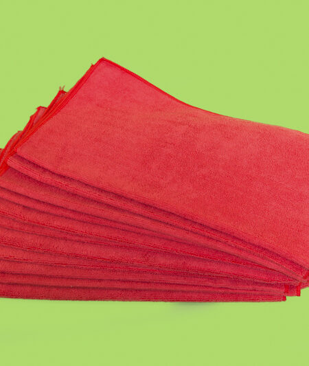 Microfiber Terry Cloths - Red (15/case)