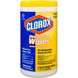 Clorox Disinfectant Wipes Lemon Scent (6/pack)